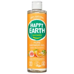 Happy Earth 100% Natuurlijke Douchegel Rose Petitgrain 300 ml