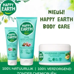 Happy Earth Handcréme 100% Natuurlijk 75 ml