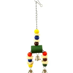 Happy Pet Vogelspeelgoed Jingler Hout 35 x 8 x 3 cm