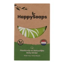 HappySoaps Body Oil Bar Aloë You Vera Much 70 gr
