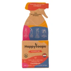 HappySoaps Cleaning Tabs Combipack Alles-, Keuken-,  Glas- en Sanitairreiniger 32 gr
