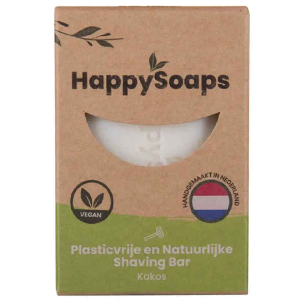 HappySoaps Shaving Bar Kokos 70 gr