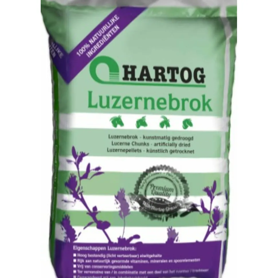 Hartog Paardenvoer Luzernebrok 20 kg