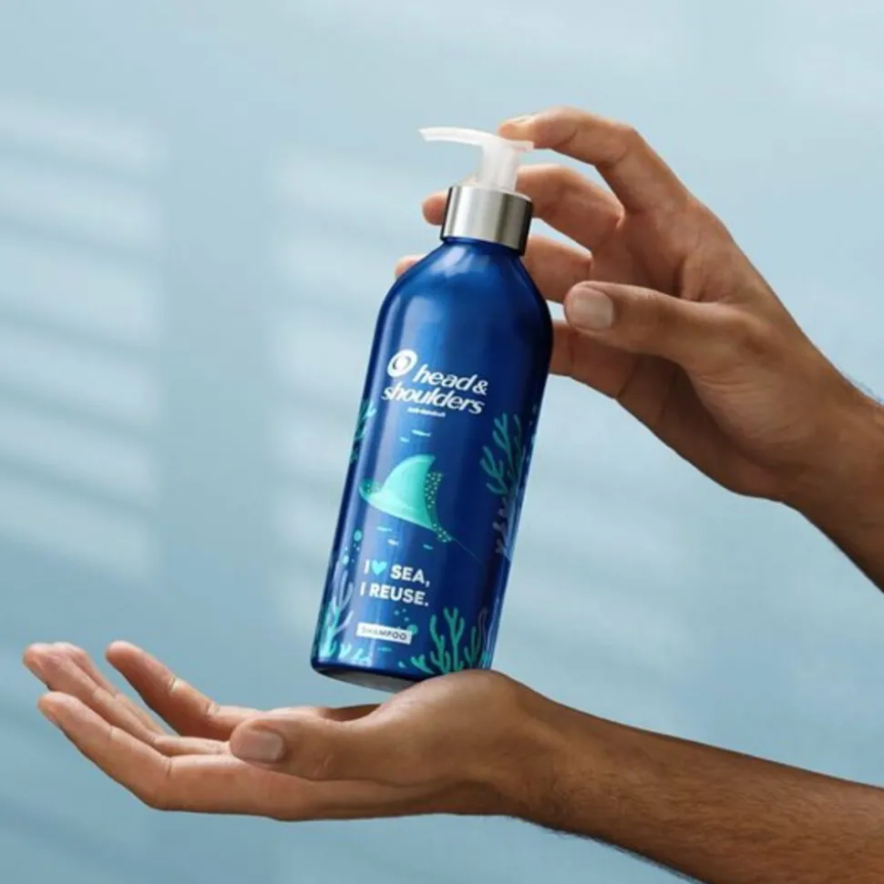 Head & Shoulders Classic Clean I Love Sea, I Reuse Navulbare Shampoo 430 ml