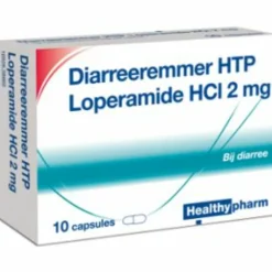 Healthypharm Diarreeremmer HTP Loperamide HCl 2 mg 10 capsules