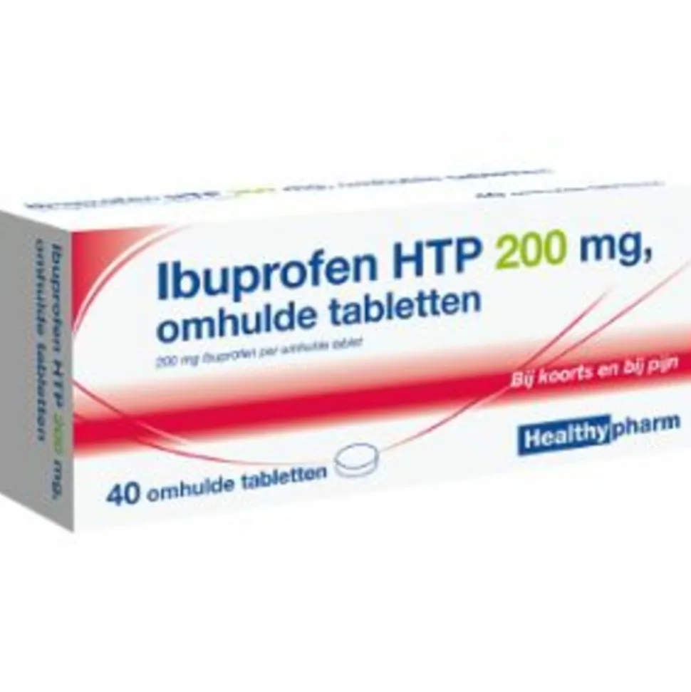 Healthypharm Ibuprofen 200mg 40 tabletten