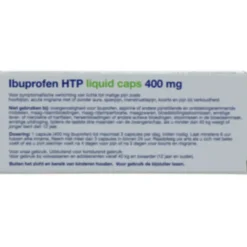 Healthypharm Ibuprofen 400mg Liquid Caps 20 capsules