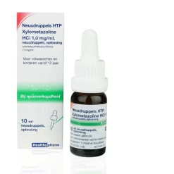 Healthypharm Neusdruppels 1 mg/ml Xylometazoline 10 ml
