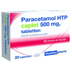 Healthypharm Paracetamol 500 mg Caplet 20 tabletten