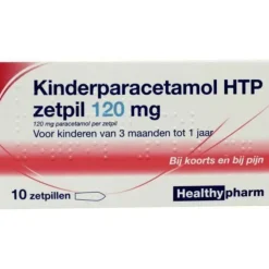 Healthypharm Paracetamol Kind 120 mg 10 stuks