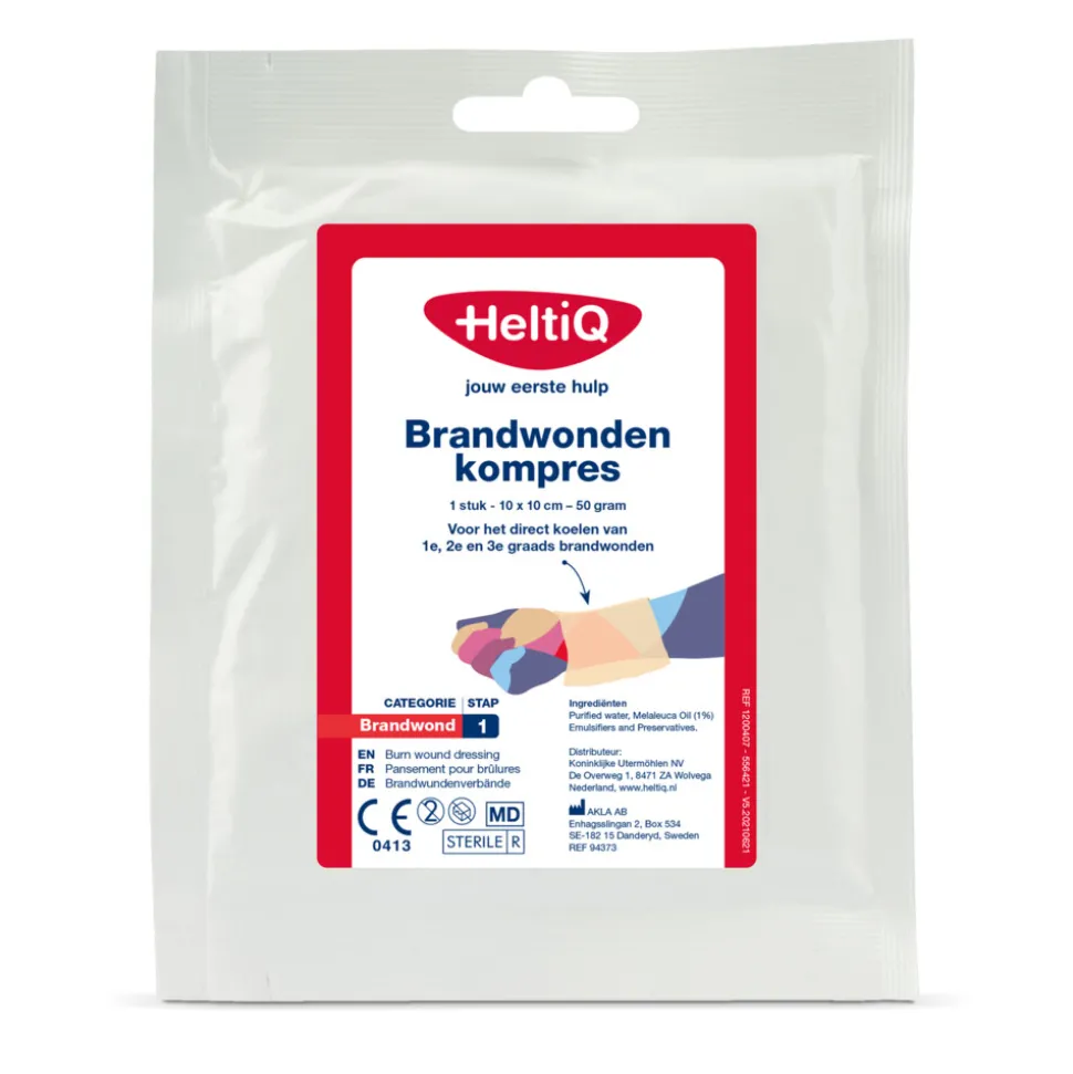 HeltiQ Brandwonden Kompres 1 paar