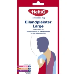 HeltiQ Eilandpleister Large 8 cm x 15 cm 5 stuks