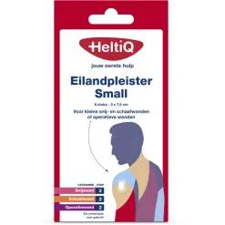 HeltiQ Eilandpleister Small 7,5 cm x 5 cm 8 stuks
