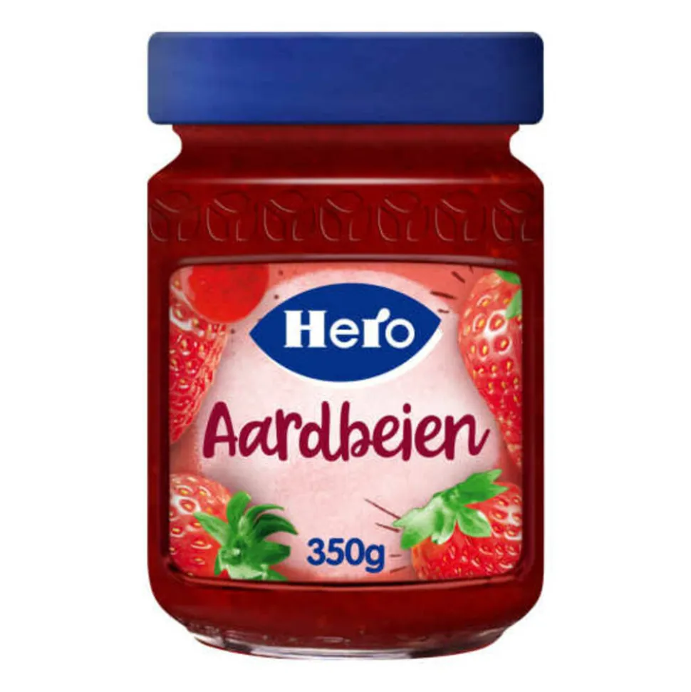 Hero Fruitspread Aardbeien 350 gr