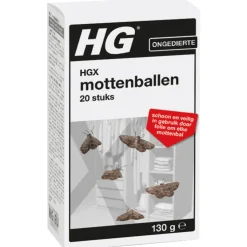 HG X Mottenballen 20 stuks