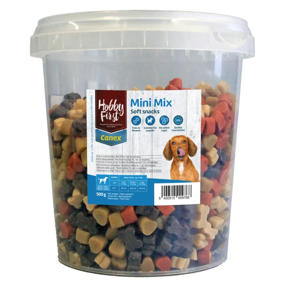 HobbyFirst Canex Canex Soft Hondensnack Mini Mix 500 gr