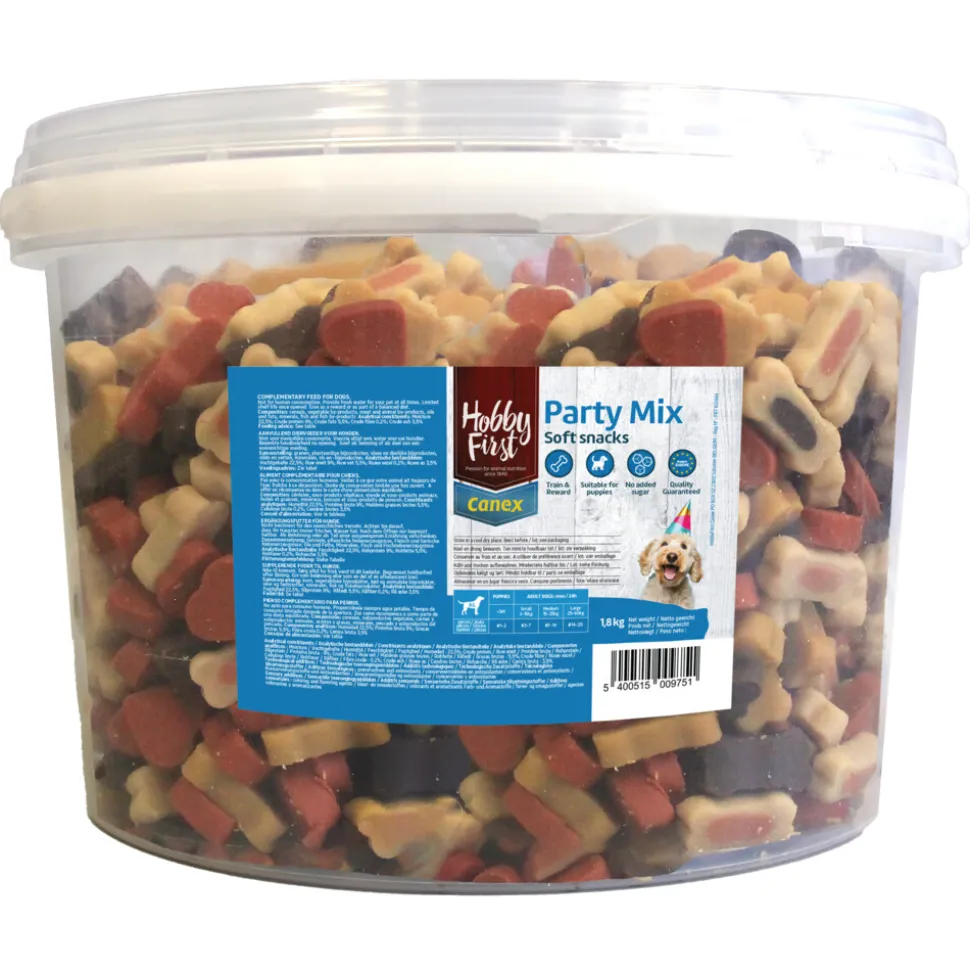 HobbyFirst Canex Soft Hondensnack Party Mix 1,8 kg