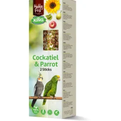 HobbyFirst King Sticks Valkparkieten & Papegaai Fruit 180 gr