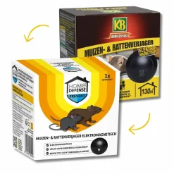 Home Defense Muizen- en Rattenverjager 130 m2 Elektromagnetisch