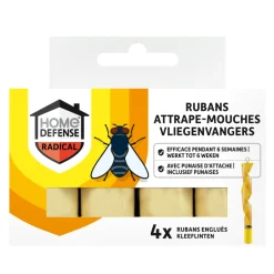 Home Defense Vliegenvangers Kleeflintens 4 stuks