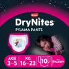 Huggies DryNites Absorberende Luierbroekjes Meisjes 3-5 jaar 10 stuks