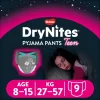 Huggies DryNites Absorberende Luierbroekjes Meisjes 8-13 jaar 9 stuks