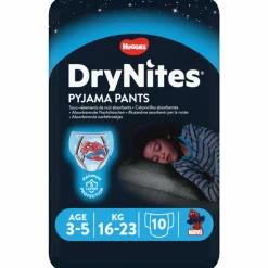 Huggies DryNites Absorberende Luierbroekjes Jongens 3-5 jaar 10 stuks