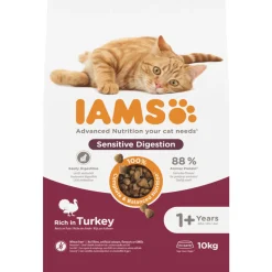 IAMS Cat adult Sensitive Digestion Turkey 10 kg