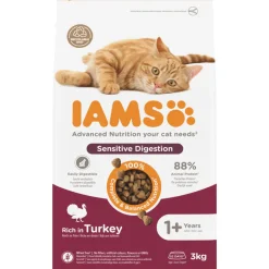 IAMS Cat adult Sensitive Digestion Turkey 3 kg