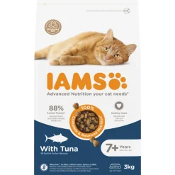 IAMS Cat Senior 7+ Kattenvoer Tuna 3 kg