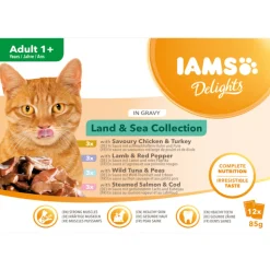 IAMS Delights Land - Sea 12 x 85 gr