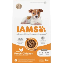 IAMS Dog Puppy - Junior Small - Medium Kip 3 kg