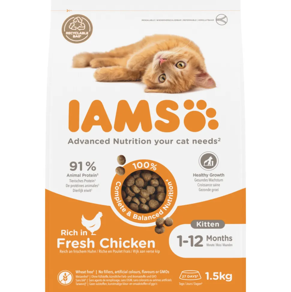 IAMS Kat Kitten/Junior Kip 1,5 kg