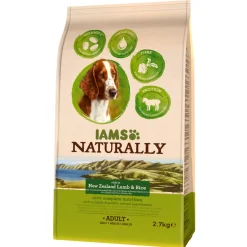 IAMS Naturally Dog Adult New Sealand Lam & Rijst 2,7 kg