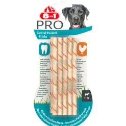 8in1 Delights Pro Dental Twist Sticks Kip 10 stuks