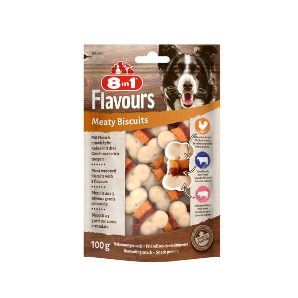 8in1 Meaty Biscuits 100 gr
