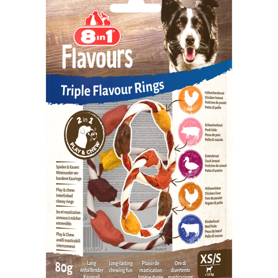 8in1 Triple Flavour Rings XS/S 80 gr