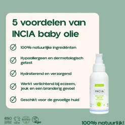 INCIA 100% Natuurlijke Babyolie 110 ml