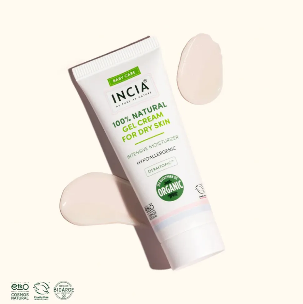 INCIA 100% Natuurlijke Gelcrème Droge Huid 60 ml