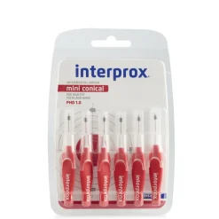 Interprox Ragers Mini Conical Rood PHD 1.2 6 stuks