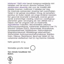 Intoleran DAO Mini 60 tabletten