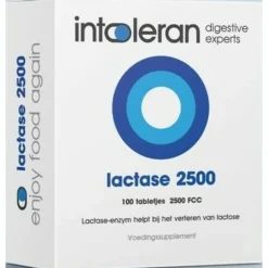 Intoleran Lactase 2.500 100 tabletten
