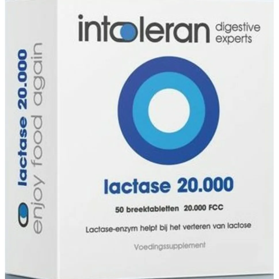 Intoleran Lactase 20.000 50 tabletten
