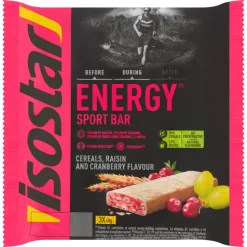 Isostar High Energy Sportreep Cranberry 3 x 40 gr