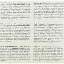 Jacob Hooy Rooibos Theezakjes 160 stuks