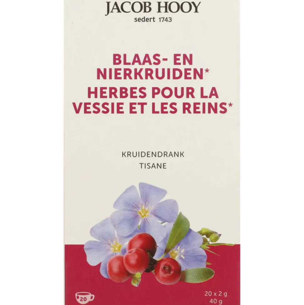 Jacob Hooy Thee Blaas en Nierkruiden 20 stuks