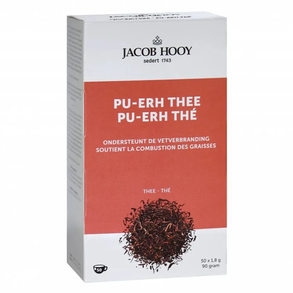 Jacob Hooy Thee Pu Erht 50 stuks
