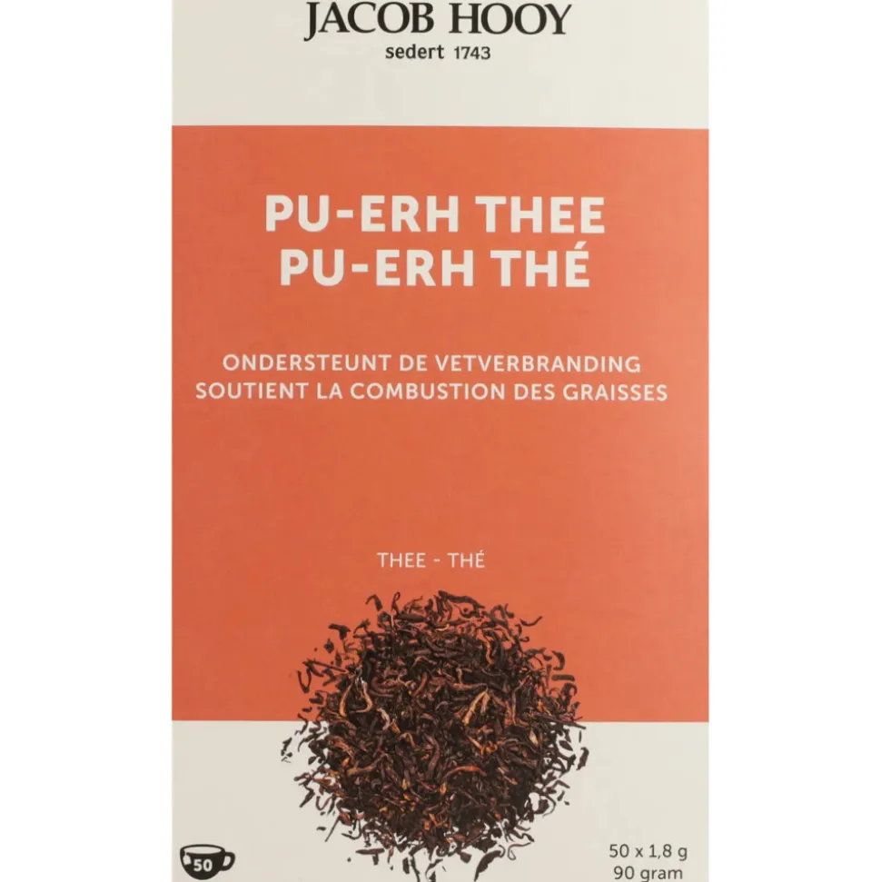Jacob Hooy Thee Pu Erht 50 stuks