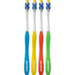 Jordan Tandenborstel Total Clean Medium 4-pack 4 stuks