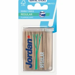 Jordan Tandenstokers Double Ended Regular 100 stuks